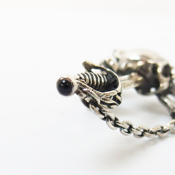 実際に弊社で買取させて頂いた【ギャラ付】Leathers and Treasures/レザーズアンドトレジャーズ Skull sword pins/スカルソードピンズの画像 4枚目