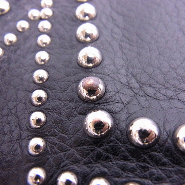 実際に弊社で買取させて頂いたDeal Design/ディールデザイン  SNAKED LOWS ラウンドジップウォレット/スタースタッズの画像 8枚目