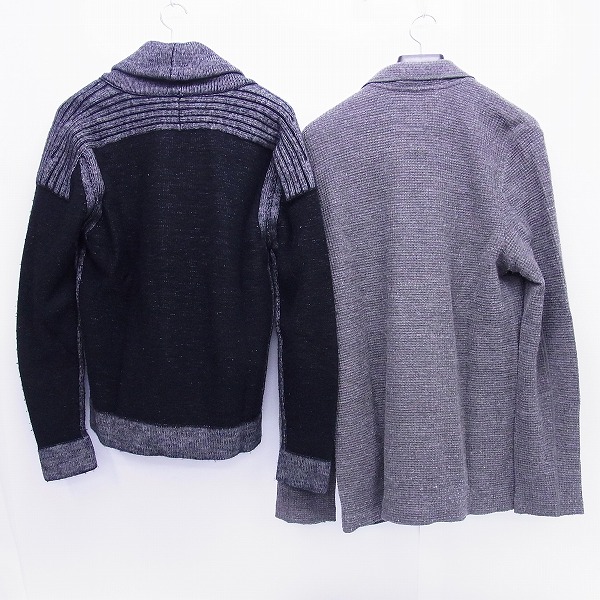 実際に弊社で買取させて頂いたHUGO BOSS/ヒューゴボス BOSS ORANGE/ボスオレンジ ニットカーディガン グレー 2点セット/XXXLの画像 1枚目
