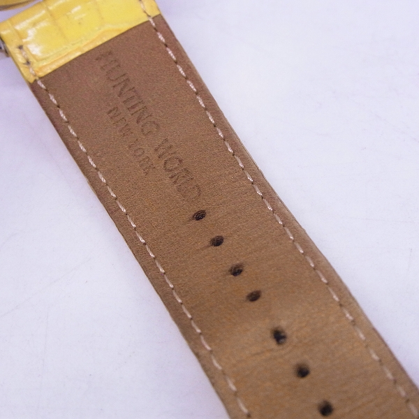 実際に弊社で買取させて頂いたHUNTING WORLD/ハンティングワールド デイト/クォーツ 腕時計 HW-902【動作未確認】の画像 4枚目