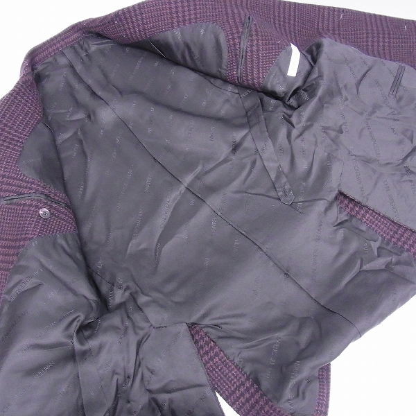 実際に弊社で買取させて頂いたJOHN LAWRENCE SULLIVAN/ジョンローレンスサリバン 千鳥格子柄 ダブルジャケットの画像 2枚目