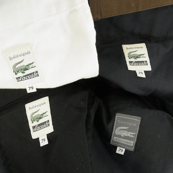 実際に弊社で買取させて頂いたLACOSTE/ラコステ コットンパンツ/ウールパンツ 4点セットの画像 2枚目