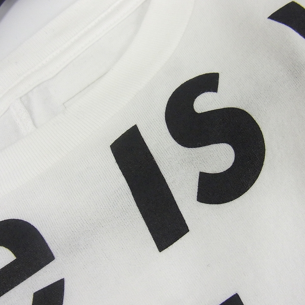 実際に弊社で買取させて頂いたuniform experiment/ユニフォーム エクスペリメント メッセージ プリント カットソー/1の画像 4枚目