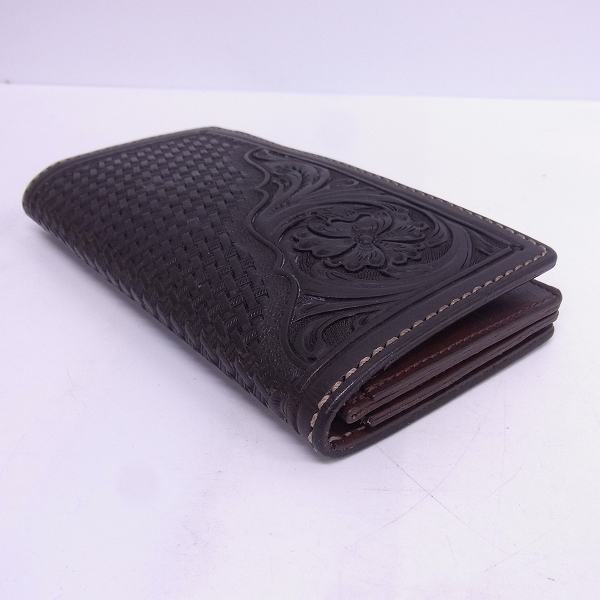 実際に弊社で買取させて頂いたFUNNY/ファニー 二つ折り 長財布/レザーウォレットの画像 3枚目