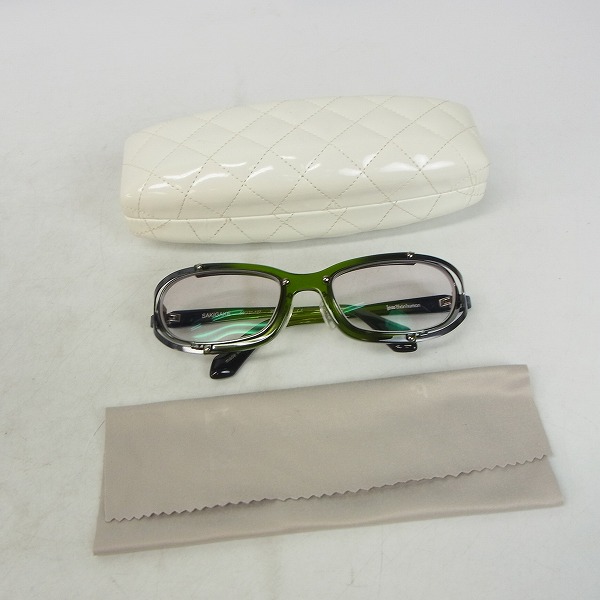 実際に弊社で買取させて頂いたless than human/レスザンヒューマン SAKIGAKE フルリム セルフレーム メガネの画像 8枚目