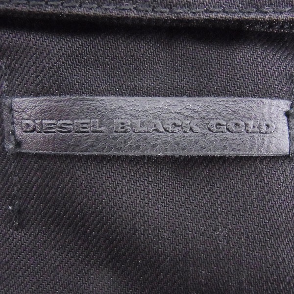 実際に弊社で買取させて頂いたDIESEL BLACK GOLD/ディーゼル コーティングデニムジャケット/48の画像 8枚目
