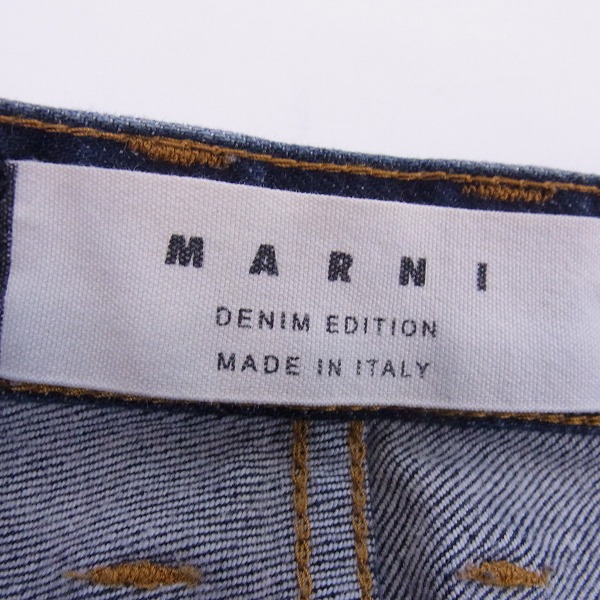 実際に弊社で買取させて頂いたMARNI/マルニ COMMESSA ボタンフライ デニムパンツ/28 の画像 4枚目
