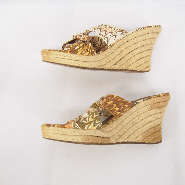 実際に弊社で買取させて頂いたCELINE/セリーヌ ウェッジソール/エスパドリーユ サンダル/36の画像 3枚目