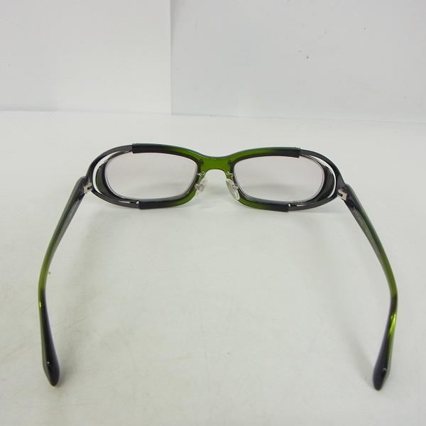 実際に弊社で買取させて頂いたless than human/レスザンヒューマン SAKIGAKE フルリム セルフレーム メガネの画像 3枚目