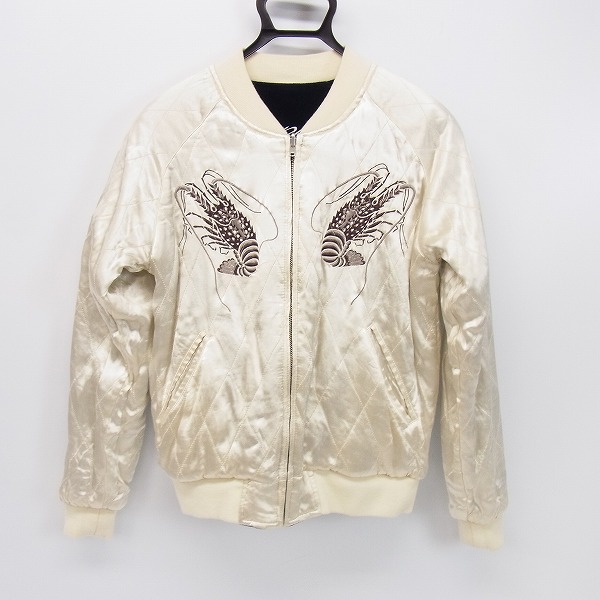 実際に弊社で買取させて頂いたDENIME ALOHA HAWAIIAN DREAM/ドゥニーム アロハハワイアンドリーム リバーシブル スカジャン/38の画像 2枚目