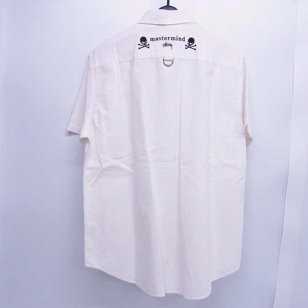 mastermind Japan スカル刺繍半袖シャツ
