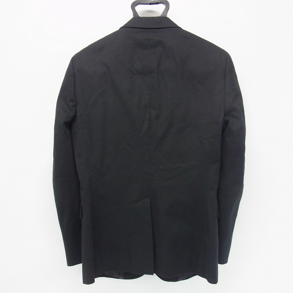 実際に弊社で買取させて頂いたDIESEL BLACK GOLD/ディーゼルブラックゴールド テーラードジャケット ブラック/Sの画像 1枚目