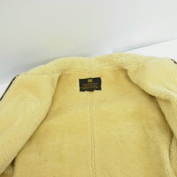 NEIGHBORHOOD/ネイバーフッド B-3/M-JKT レザージャケット/XL の買取