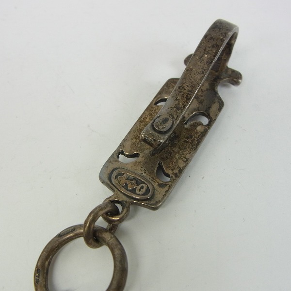 実際に弊社で買取させて頂いたA&G/エーアンドジー クロスキーパー ローラー＆クロステイルリンク レザーウォレットチェーンの画像 2枚目