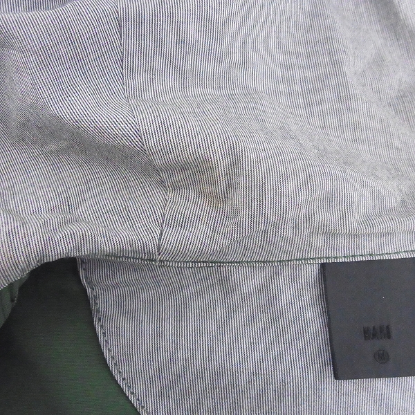 実際に弊社で買取させて頂いたHARE/ハレ コットン マウンテンジャケット Size：Mの画像 5枚目