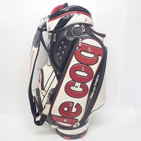 実際に弊社で買取させて頂いたle coq sportif/ルコック QQ1137 9型 47インチ対応 ゴルフ キャディバッグの画像 4枚目