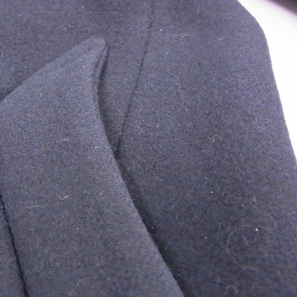 実際に弊社で買取させて頂いたEDIFICE/エディフィス SUPER 100’S メルトンウールコート/XLの画像 5枚目