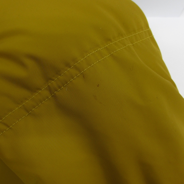 実際に弊社で買取させて頂いたBACK CHANNEL/バックチャンネル ダウンフードジャケット マスタード Mの画像 4枚目