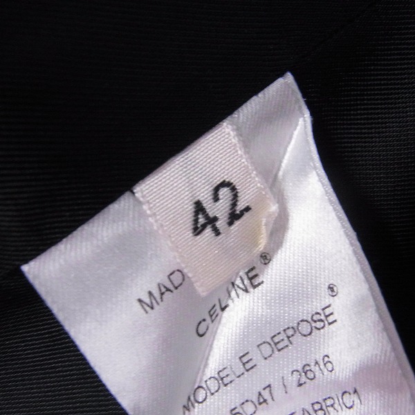 実際に弊社で買取させて頂いたCELINE/セリーヌ テーラードジャケット/42の画像 3枚目