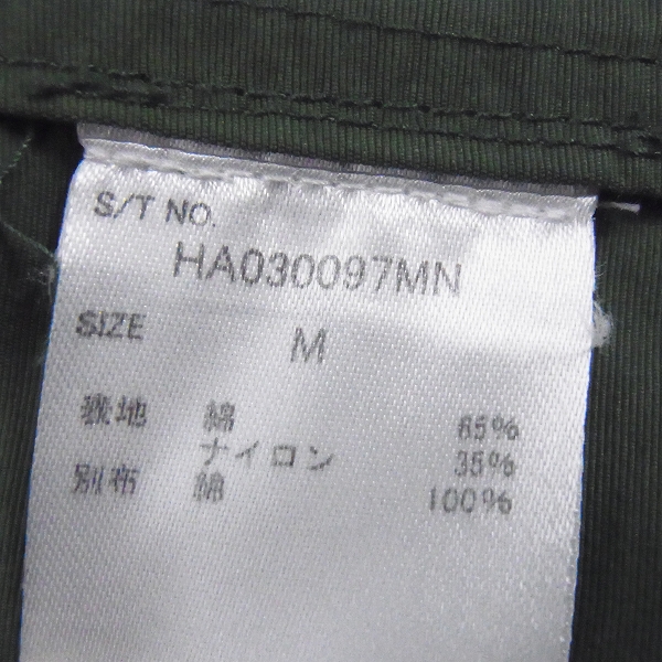 実際に弊社で買取させて頂いたHARE/ハレ コットン マウンテンジャケット Size：Mの画像 4枚目