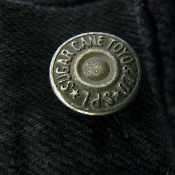 実際に弊社で買取させて頂いたSUGAR CANE/シュガーケーン ストレート デニムパンツ SC41470/W29L32の画像 5枚目