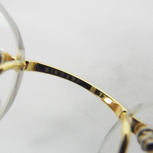 実際に弊社で買取させて頂いたCartier/カルティエ 眼鏡/メガネフレーム ツーポイント フランス製/135の画像 6枚目