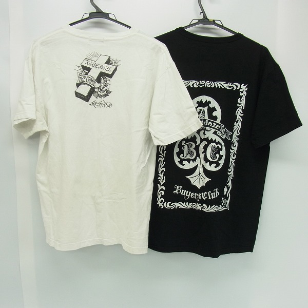 実際に弊社で買取させて頂いたTHE CRIMIE/クライミー ANTIDOTE BUYERS CLUB/アンチドートバイヤーズクラブ プリント半袖Tシャツ L  2点セットの画像 1枚目