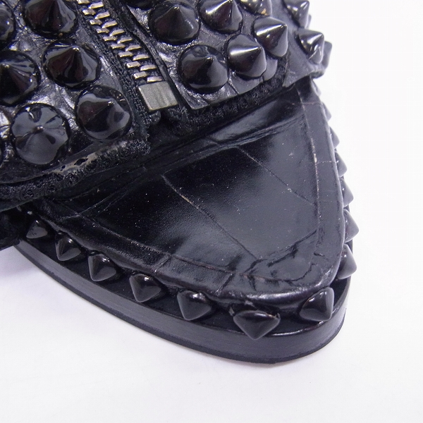 実際に弊社で買取させて頂いたGIVENCHY/ジバンシィ スタッズ  ピンヒールサンダル 38の画像 9枚目