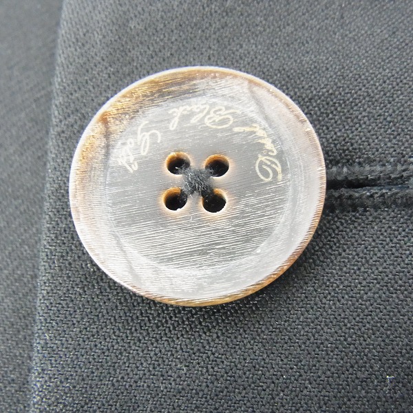 実際に弊社で買取させて頂いたDIESEL BLACK GOLD/ディーゼルブラックゴールド テーラードジャケット ブラック/Sの画像 7枚目