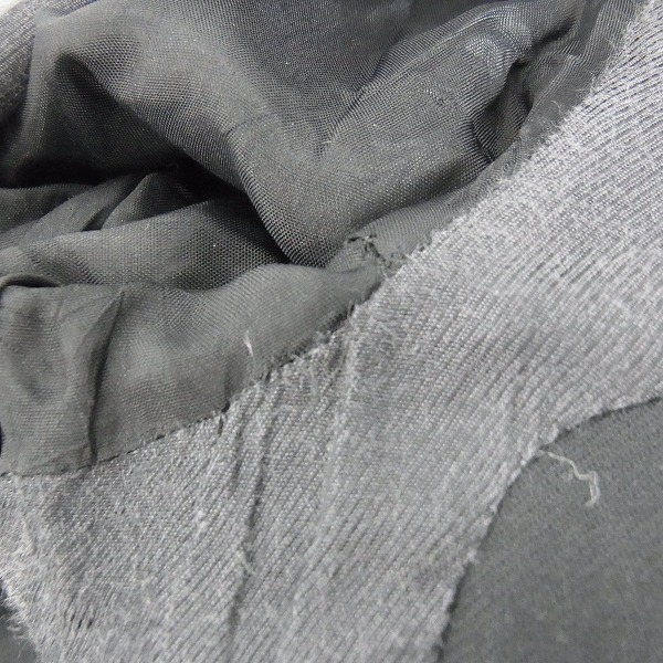 実際に弊社で買取させて頂いたDIESEL BLACK GOLD/ディーゼルブラックゴールド テーラードジャケット ブラック/Sの画像 8枚目