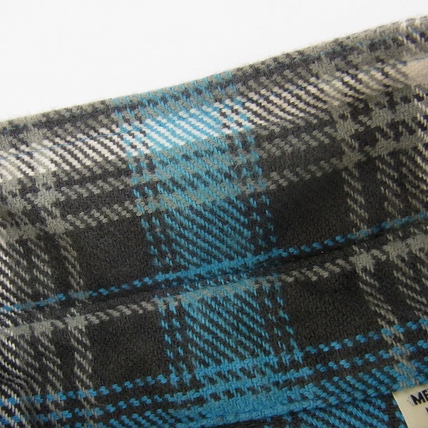 実際に弊社で買取させて頂いたSUGAR CANE/シュガーケーン チェック柄 ウール ワークシャツ/Mの画像 5枚目