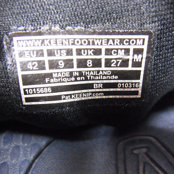 実際に弊社で買取させて頂いたKEEN/キーン UNEEK O2/ユニークO2 編み込みサンダル/スニーカー 1015686/27の画像 5枚目