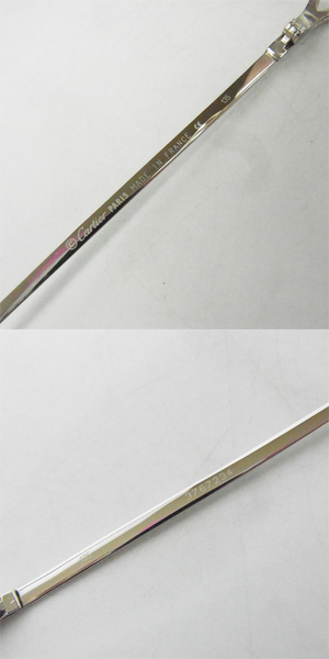 実際に弊社で買取させて頂いたCartier/カルティエ 眼鏡/メガネフレーム ツーポイント フランス製/135の画像 5枚目