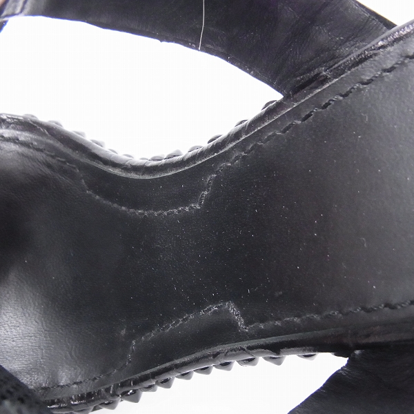 実際に弊社で買取させて頂いたGIVENCHY/ジバンシィ スタッズ  ピンヒールサンダル 38の画像 7枚目