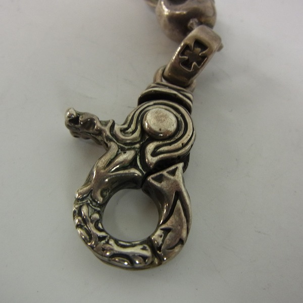 実際に弊社で買取させて頂いたA&G/エーアンドジー スカルリンク ウォレットチェーンの画像 2枚目