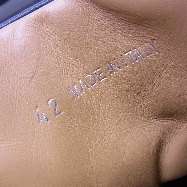 実際に弊社で買取させて頂いたJimmy Choo/ジミーチュウ スタースタッズ付 レザー ハイカット スニーカー/42の画像 5枚目