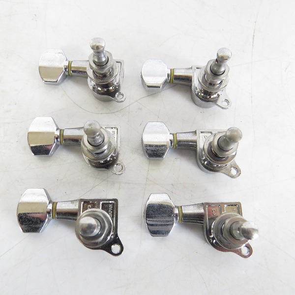 実際に弊社で買取させて頂いたGOTOH/ゴトー エレキギター用 ペグ 6連 クロームメッキの画像 2枚目