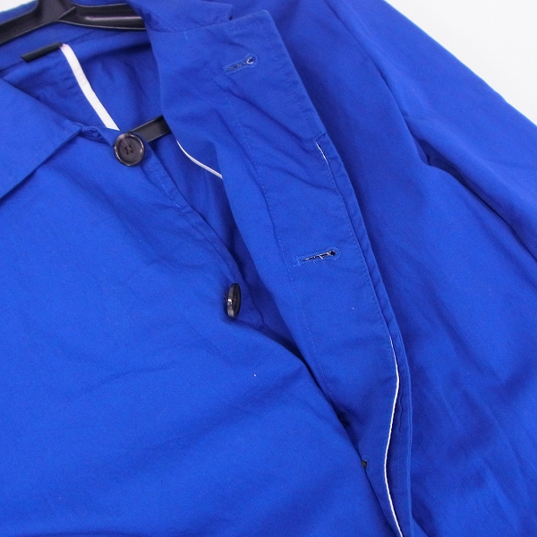 実際に弊社で買取させて頂いたHARE/ハレ ステンカラーコート/ロングコート ブルー/青 Mの画像 3枚目