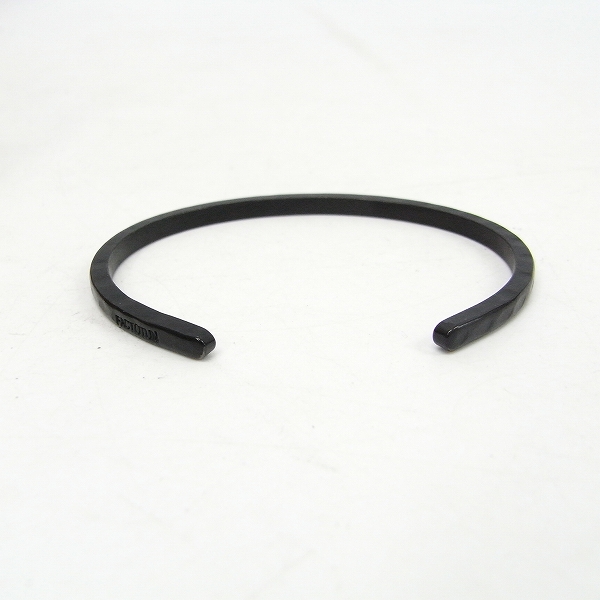 実際に弊社で買取させて頂いたFACTOTUM/ファクトタム ブラスバングル/ブラックの画像 3枚目