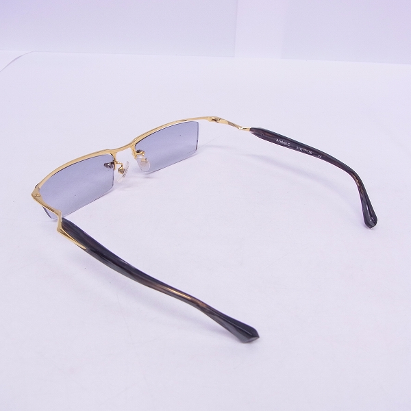 実際に弊社で買取させて頂いたLESS THAN HUMAN/レスザン Andrei.C カラーレンズ 度入り/眼鏡/メガネフレーム スクエア型 の画像 1枚目