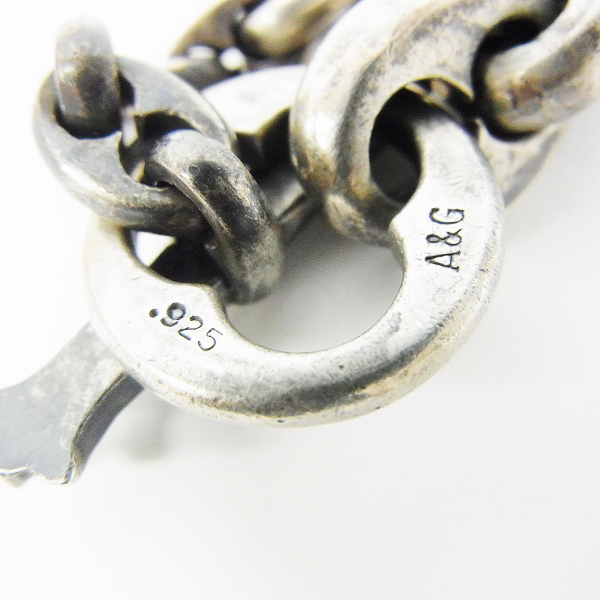 実際に弊社で買取させて頂いたA&G/エーアンドジー チェーンブレスレットの画像 3枚目