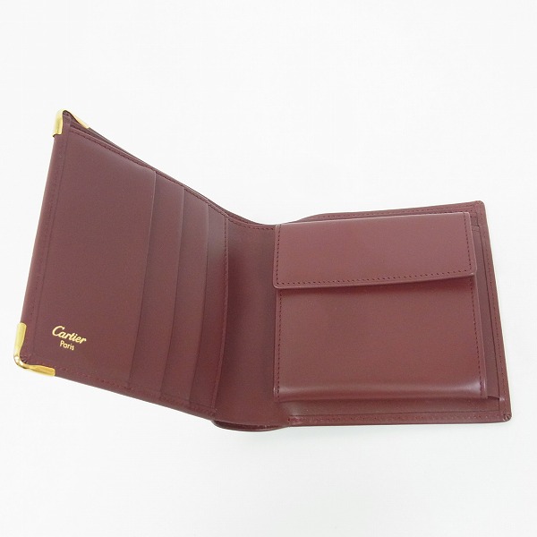 実際に弊社で買取させて頂いたCARTIER/カルティエ マスト 二つ折り財布の画像 2枚目