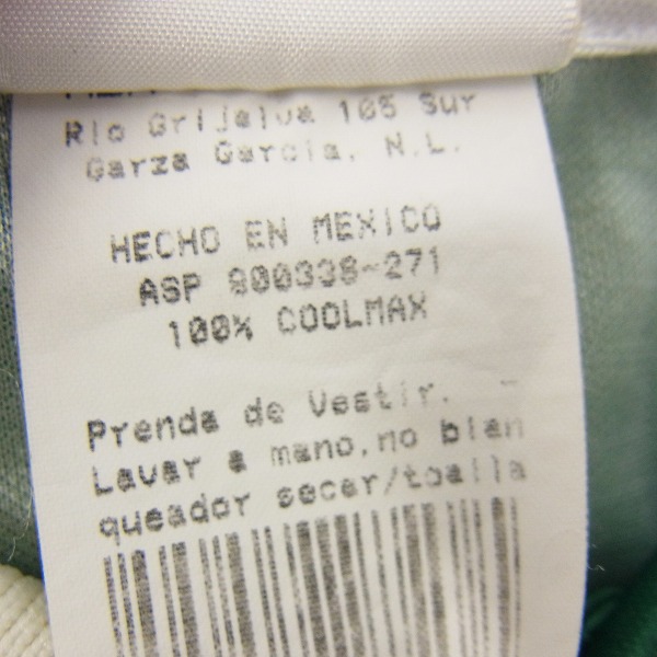 実際に弊社で買取させて頂いたABA SPORT/アバスポーツ 98年ワールドカップ メキシコ代表 ユニフォームの画像 3枚目