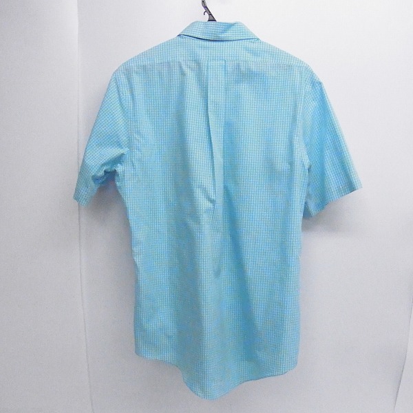 実際に弊社で買取させて頂いたBROOKS BROTHERS/ブルックスブラザーズ チェック 半袖/ボタンダウンシャツ/Mの画像 1枚目