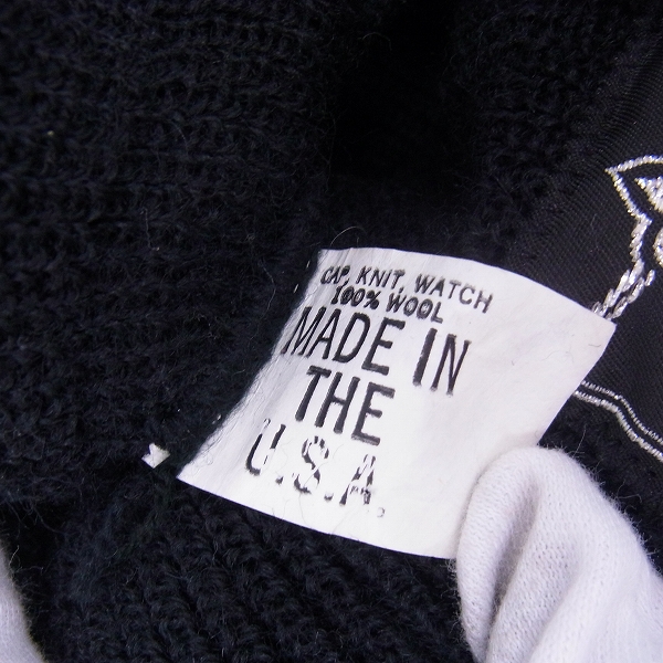 実際に弊社で買取させて頂いたA&G/エーアンドジー クロスボタンコンチョ ニットキャップの画像 5枚目