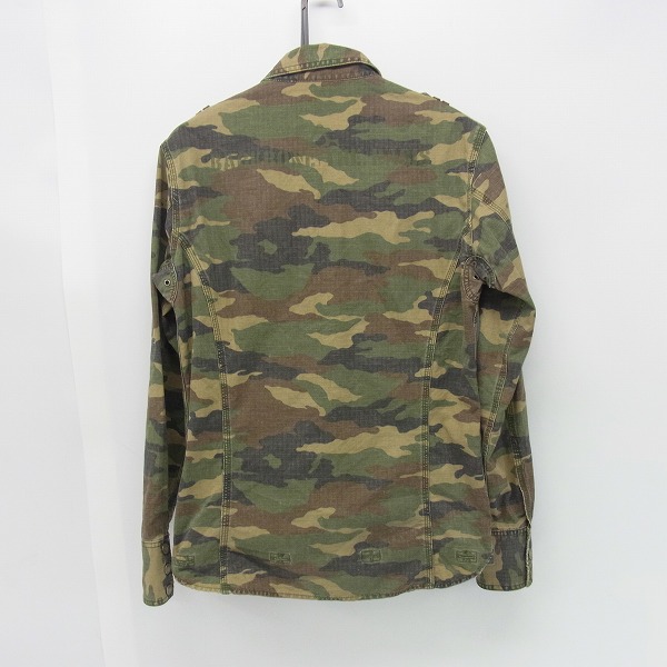 実際に弊社で買取させて頂いたBACKBONE/バックボーン カモフラ/迷彩柄 ロングスリーブ/長袖 コットン ミリタリーシャツ BB09SS-S02/Mの画像 1枚目