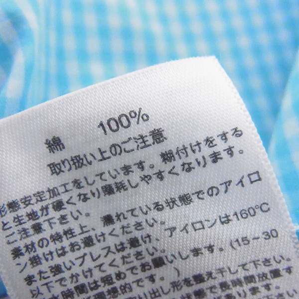 実際に弊社で買取させて頂いたBROOKS BROTHERS/ブルックスブラザーズ チェック 半袖/ボタンダウンシャツ/Mの画像 3枚目