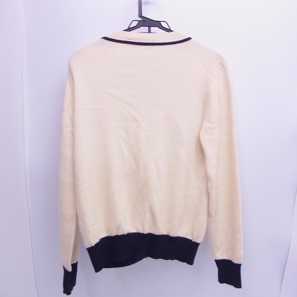 実際に弊社で買取させて頂いたMAISON KITSUNE/メゾンキツネ フランス製 トリコロール カーディガン XSの画像 1枚目