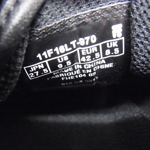 実際に弊社で買取させて頂いたFILA/フィラ オリジナルフィットネス /FHE104/27.5の画像 5枚目