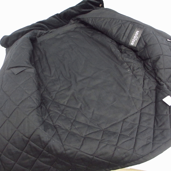 実際に弊社で買取させて頂いたBALMAIN/バルマン M-65 ジップアップ コットンジャケット/46の画像 2枚目